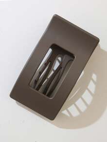 4pcs Women/Girls Flat Hair Clips, Matte Alligator Clips, Strong Hold Hair Clips, Non-Slip Handles, Fashion Classic Hair Accessories - Suitable For Thick & Fine Hair, Daily Hairstyles, Claw Clips, Hair Claws, Hair Slide, Hair Barrettes - Multicolor - View 12