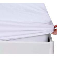 Vinyl Plastic Mattress Protector Fitted Sheet Style Waterproof Mattress Cover Breathable - Bed Wetting And Spill Protection For Mattress Fits A Mattress Up To 11.5" Deep (Queen 80" X 60" X 11.5 Deep) - 國王 - 查看 7