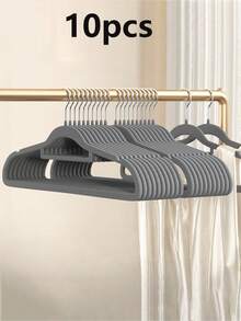 20 cái/10 cái Móc treo quần áo nhung nhiều màu chống trượt Móc treo quần áo nhung Móc treo quần áo dễ thương Móc treo quần áo tiết kiệm không gian tủ quần áo Móc treo quần áo thiết yếu cho gia đình Kẹp quần áo - Nhiều màu - Xem 12