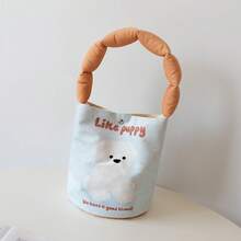 Women Top Handle Bags - Light Blue - View 8