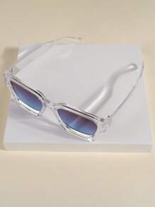 1 pieza/2 piezas/3 piezas/10 piezas Gafas con marco cuadrado grueso, gafas de moda rectangulares gruesas unisex para fotografía callejera, bares, clubes, festivales de música, decorativas, adecuadas para todos los tipos de rostro