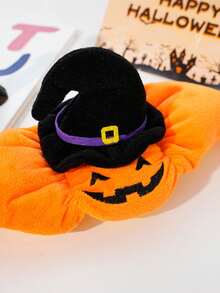 1 件宠物帽、万圣节狗服装、猫咪变身头饰、搞笑狗南瓜帽 - 橘色 - 查看 4