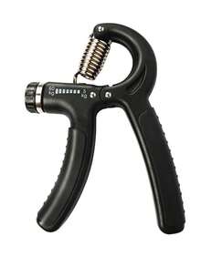 1 件可调节手握力器 5-60 公斤，可调节握力大小，缓解压力，黑色/蓝色/橙色/灰色，便携式家庭锻炼手部和手指力量训练器 - 彩色 - 查看 8