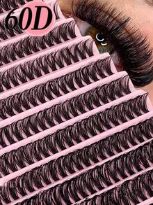 ciglie individuali innestate, spesse, arricciate, naturali e morbide. 60D, lunghezza mista 8-16mm, spessore 0,07mm C/D. Tipo ultra leggero. 10 file, 200 ciuffetti. Ciuffetti di ciglie in visone impermeabili. Ciuffetti di ciglie singoli, ciuffetti di ciglie, ciglie individuali, ciglie, ciglie finte