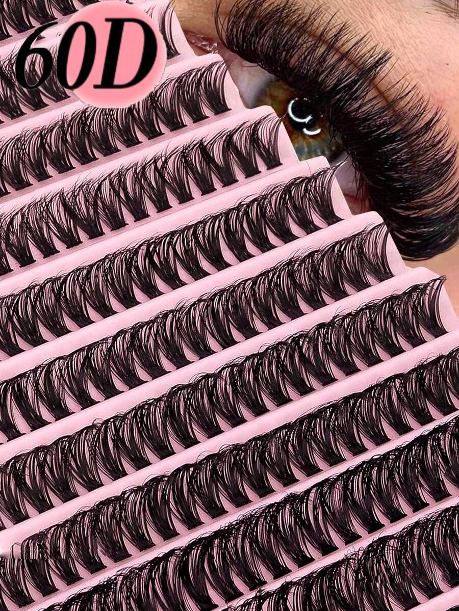 ciglie individuali innestate, spesse, arricciate, naturali e morbide. 60D, lunghezza mista 8-16mm, spessore 0,07mm C/D. Tipo ultra leggero. 10 file, 200 ciuffetti. Ciuffetti di ciglie in visone impermeabili. Ciuffetti di ciglie singoli, ciuffetti di ciglie, ciglie individuali, ciglie, ciglie finte