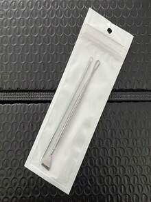 2件/4件装不锈钢双头黑头导出工具 - 专业双头导出器，符合人体工学的手柄，适用于挤压白头、黑头、粉刺和面部清洁。无需电池，便携式设计，耐用材质，易于清洁，是美容爱好者的必备品，专为护肤而设计。 - 銀色 - 查看 13