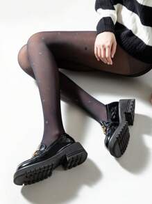 1 pieza Medias de seda de 80g/220g para mujeres para primavera y otoño, calcetines largos y sexys transparentes negros, leggings y medias gruesas y cálidas de felpa para el invierno, pantalones ceñidos para el trabajo y los negocios en invierno (adecuados para temperaturas de 15-25°)