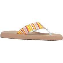 Rocket Dog Adios Stark Womens Striped Flip Flop - Orange - View 12