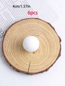 18 Stücke 4/6/8cm weiße Schaumstoff Weihnachtskugeln, DIY Basteln, Feiertage/Neujahr/Hochzeitsparty Dekoration, Weihnachtsbaum Dekorationen Heim Dekoration Weihnachtsdekorationen Raumdekoration Winterweihnachtsdekorationen Heim Weihnachtsgeschenke Weihnachtsdekoration - Verschiedenfarbig - Übersicht 10