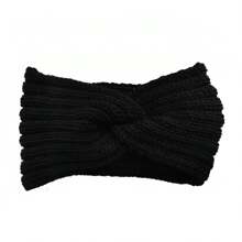 3 Pieces Chunky Knit Headbands Braided Winter Headbands Ear Warmers Crochet Head Wraps For Women Girls