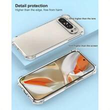 1 Pixel Air Cushion Shock-Proof Transparent Phone Case, Suitable For IPhone 10/10Pro/ Pro XL, Phone Protective Cover, Phone Case, Shock-Proof Phone Case, Transparent Phone Case - Clear - View 5