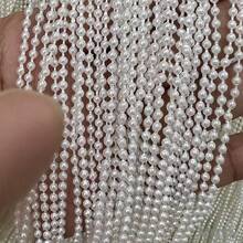 393 英寸/10 米珍珠链窗帘 DIY 花环 适用于婚礼装饰，防割，不会散架 - 米色 - 查看 19