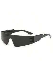 1 件 Y2K 风格无框复古时尚眼镜配件女士 - 銀色 - 查看 3