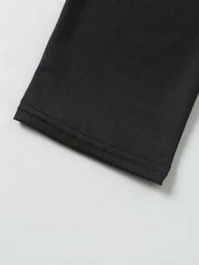 Pantalones deportivos para hombres, calcetines de entrenamiento de baloncesto, gimnasio de secado rápido - negro - Ver 10