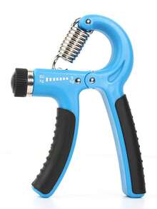 1 件可调节手握力器 5-60 公斤，可调节握力大小，缓解压力，黑色/蓝色/橙色/灰色，便携式家庭锻炼手部和手指力量训练器 - 彩色 - 查看 11