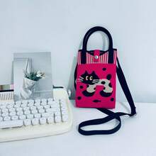 Women Shoulder Bags - 咖色拉長狗(手機包) - 查看 5