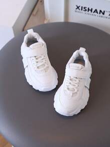 1 Par de Tênis da Moda Infantil, Sapatos Casuais de Sola Macia Novos para Primavera/Outono para Meninos e Meninas