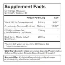 MOTO Metabolism Vitamin Capsules With Green Tea Extract, Chromium Picolinate, Black Cumin Seed & Vitamin B12, 60 Vegan Capsules Dietary Supplement - 2 cái - Xem 6