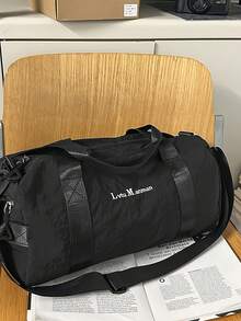 1pc Large Capacity Tote Bag, Fashion Gift, Suitable For Travel, School, Vacation Gym Bag Overnight Bag Large Tote Bag - Multicolor - View 2