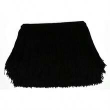 HEARTWISH Fringe Trim Lace Polyester Fiber Tassel 6inch Wide 10 Yards Long For Clothes Accessories Latin Wedding Dress DIY Lamp Shade Decoration Black