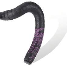 24New 1 Pair Road Bike Handlebar Tape Anti-Slip Shock Handle Bar Tape With PU Anti-Vibration Wrap Bicycle Handlebar Durable Tape - 1 cặp Tam giác Hồng - Xem 9