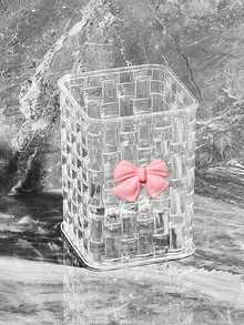 1/2 szt. Uroczy uchwyt na długopisy w kształcie kokardy - organizer na biurko na pędzle do makijażu i artykuły biurowe, eleganckie przechowywanie pędzli do makijażu, idealne do kreatywnych projektów dekoracyjnych dla dziewcząt, studentek i dziewcząt, na wakacje, plażę, kolekcję łazienkową, kolekcję sypialni, dużą torbę, wystrój pokoju, torby, kosmetyczki, toaletkę, podróż, kosmetyczkę, niezbędne rzeczy w podróży, organizer, przechowywanie, niezbędne rzeczy w podróży, organizer do makijażu, kosmetyczki, organizer do makijażu, organizer, kosmetyczka, organizer na biurko, kosmetyczka, kosmetyczka, organizer do makijażu, akcesoria toaletowe, kosmetyczka, kosmetyczki, pudełko na biżuterię, saszetka, uchwyt na pędzle do makijażu, uchwyt na pędzle, organizer na perfumy, saszetka