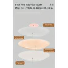 2/6 Pieces Of Reusable Silicone Nipple Covers, Seamless Invisible Self-Adhesive Anti-Convex Nipple Stickers, Women's Underwear And Accessories - 6PCS圓形的 - 查看 4