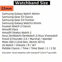 Silicone Strap For S3, Compatible With Galaxy Watch 3 45mm Strap/Galaxy Watch 46mm/Gear S3 Frontier, 22mm Men's Smart Watch Silicone Quick Release Strap