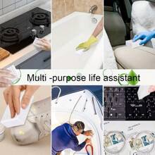 10/20/30 件套魔术刷和海绵套装 - 纳米洗碗、厨房擦拭、擦鞋、清洁和去污魔法，学生返校必备 - 白色 - 查看 5