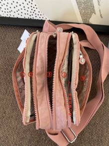 Women Shoulder Bags - 茜色 - 查看 3