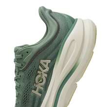 Hoka Zapatillas de running Bondi 9, nueva mediasuela de espuma supercrítica, acolchada y transpirable para entrenamiento y larga distancia de hombres 1162011-SNTF - Verde oscuro/verde helecho - Ver 7