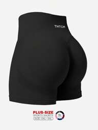 TNTOR Plus Size Women's Elastic Yoga Shorts, High Waisted, Squat-Proof, Tummy Control, Suitable For Workout, Exercise, Cycling, Compression Shorts For Fitness Enthusiasts