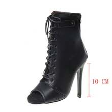 Women Dance Shoes - 10 CM 黑色 - 查看 2