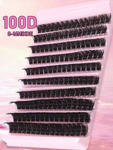 Set di ciglia finte individuali D-Curl da 160/648/680/720 pezzi, include colla, sigillante, pinzette, pennello, adatto ai principianti, libro delle ciglia con grande capacità, adatto per vari look di trucco, ciglia voluminose e soffici per valorizzare gli occhi, lunga durata, design segmentato per una facile applicazione, adatto per uso quotidiano, matrimoni, all'aperto, viaggi, feste in discoteca, festival musicali e altre occasioni, ottimo regalo per le donne