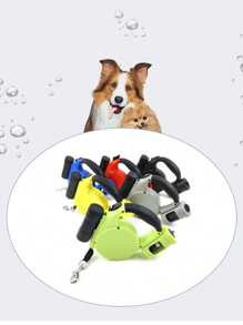 1 件便携式多功能伸缩狗自动牵引绳，中小型犬散步工具，不含电池，包含一卷便便袋，要开灯，您需要自行准备三节 AA 电池，宠物用品，宠物必备，宠物外出，宠物户外旅行，万圣节和圣诞节礼物