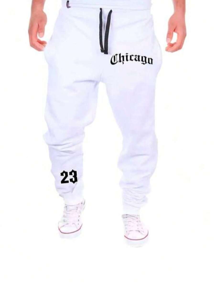 Stylish Comfortable Sweatpants Model: "Chicago 23" - Special Promotional New Arrival