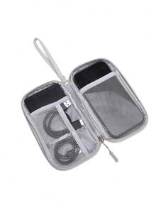 1pc Travel In Style With Our Waterproof Electronic Storage Bag - Perfect Storage For USB Sticks, Hard Drives, Headphones And More! Digital Accessory Storage Bag, Electronic Storage Travel Universal Cable Bag, Travel Organiser , Small Suitcase Accessories , Home Cruise Essentials Travel Bag, Mini Portable Travel Organiser , Portable Holiday Organiser.