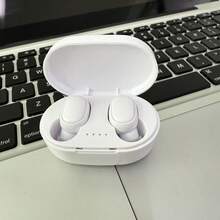 TWS A6S Wireless Bluetooth Earbuds, Noise Cancelling Headphones With Microphone, Compatible With All Smartphones - Blue - View 13