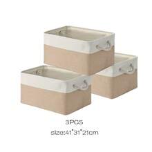 1个双色大容量布艺收纳篮，适用于家居橱柜、衣物、玩具、情人节礼物篮、礼品篮、礼篮等。这款收纳篮也可用于其他用途，例如：女士礼品篮、篮子、收纳篮、情人节毛毡篮、透明篮、桌面收纳、粉色礼品篮、礼品篮包装、圣诞篮、整理收纳、小型收纳盒、化妆品收纳等。