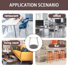 4/8/16/36件硅胶椅腿地板保护垫，带毛毡垫，防刮家具罩，家具滑块，有效保护地板降低噪音，适用于各种室内场景（深棕色）