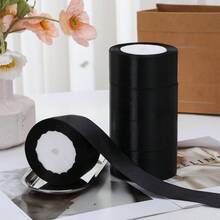 5 卷 4 厘米手工玫瑰缎带，婚礼椅装饰，礼盒包装，花卉丝带，彩虹色，毕业派对，单身派对，蝴蝶结制作 - 彩色 - 查看 26