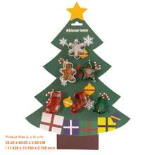 Delightful Holiday Cookie Cutter Set - 6 Pack Of Tree, Sock, Gman, Flake, Star & Candy Shapes For Baking And Decorating Festive Treats