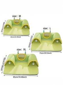 清凉夏日宠物游乐场，多功能猫咪隧道，适合兔子、仓鼠、小型犬和中型猫的玩具，四季宠物垫 - 彩色 - 查看 11