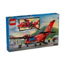 LEGO 城市消防救援飞机玩具 - 男孩和女孩积木玩具套装，适合 6 岁及以上儿童 - 角色扮演游戏 - 生日礼物 - 60413 - 60413 - 查看 8