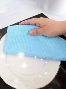5 Magic Cleaning Cloths - Fish Scale Glass Wiping Cloth, Car Window Mirror Cleaning Cloth - Non Marking And Reusable - Suitable For Cleaning Kitchens, Mirrors, Glass, Plates, Screens! Cleaning Supplies And Tools