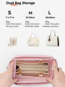 Polyester Handbag Dust Bags, Dust-Proof And Moisture-Proof Drawstring Travel Storage Bags, Available In Various Sizes For Large, Medium, And Small Bags, Clothing And Shoe Storage Drawstring Bags, Perfect For Storing And Organizing Travel Essentials.