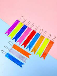 尖头闪电 PVC 反光吊坠钥匙扣 精致礼品 交通警示标志 背包挂饰