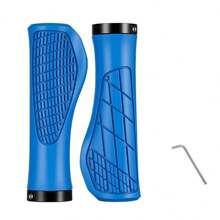 2pcs Bicycle Handlebar Grips With Lock System, Non-Slip, Suitable For Mountain Bike Auxiliary Handles, Mountain Bike Handlebar Grips - Straight Design, Suitable For Off-Road Riding, Mountain Bike - Wear-Resistant And Durable Material, Ergonomic Mountain Bike Handlebar Grips - Lightweight, Easy To Install, Bicycle Handlebar | Ergonomic Handles | Aluminum Alloy Ends | Anti-Slip Shock Absorption, Mountain Bike Accessories Non-Slip Rubber, Expandable Aluminum Lock, Foldable Design, Suitable For Mountain/Road/Folding Bikes