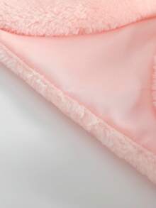 Girls' Fluffy Knit Shawl Cardigan Jacket, Long Sleeve, Suitable For Dresses, Princess Skirts, Party, Performance, Daily Wear, Festivals, Parades, Birthday Parties, Stage Shows, Concerts - Pink - View 5