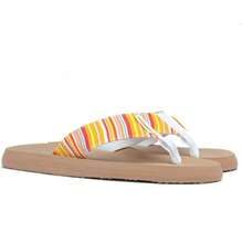Rocket Dog Adios Stark Womens Striped Flip Flop - Orange - View 10